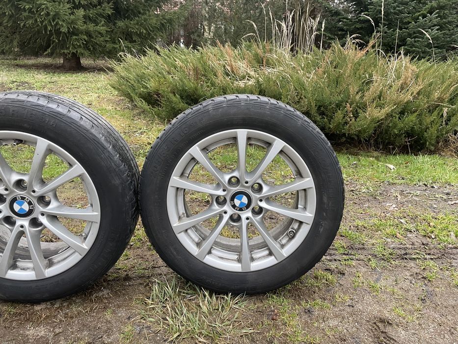 Felgi aluminiowe BMW z oponami letnimi 205/55 R16