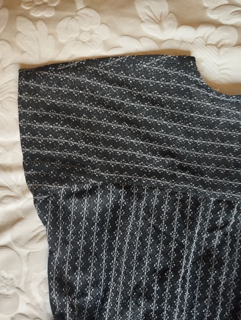Suknia sukienka wieczorowa lurex vintage lata 60/70-te r.L/XL