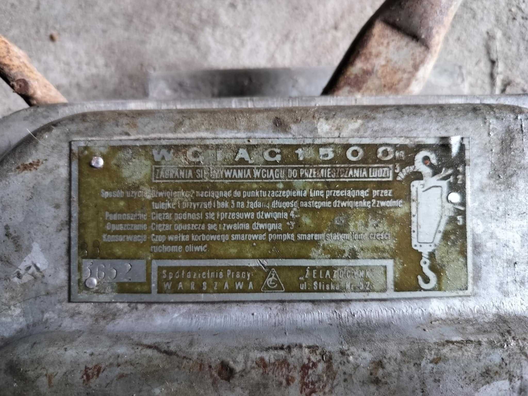 linociąg 1500 kg kifor