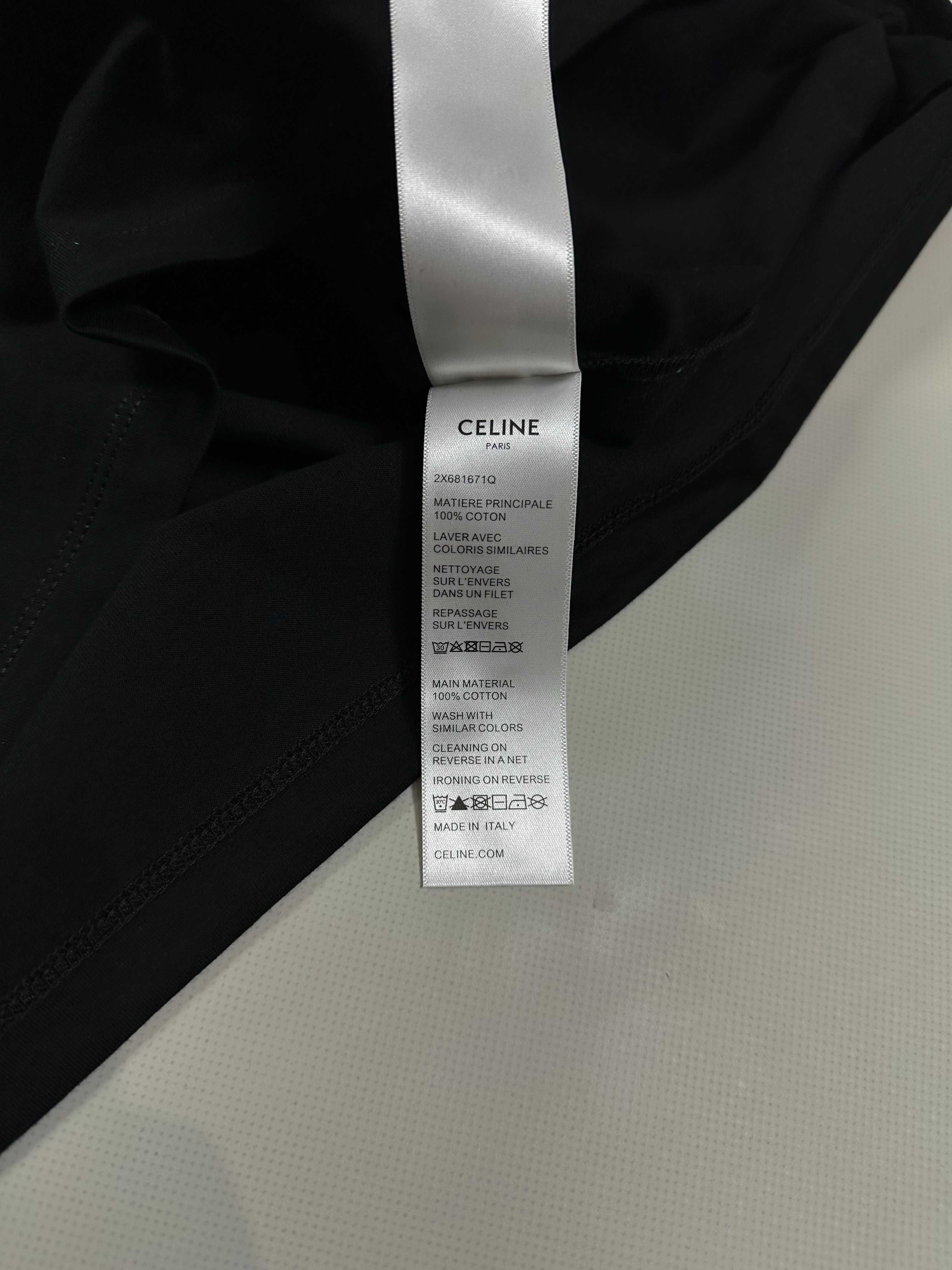 Футболка CELINE Loose T-shirt in Cotton Jersey футболка селин селін