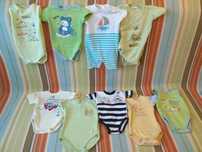 Paka body/spodenki/śpiochy rozmiar 68 (20 sztuk)