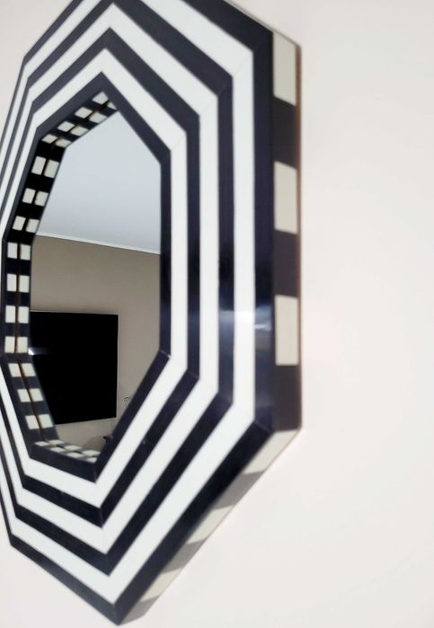Lustro z Indii ośmiokątne