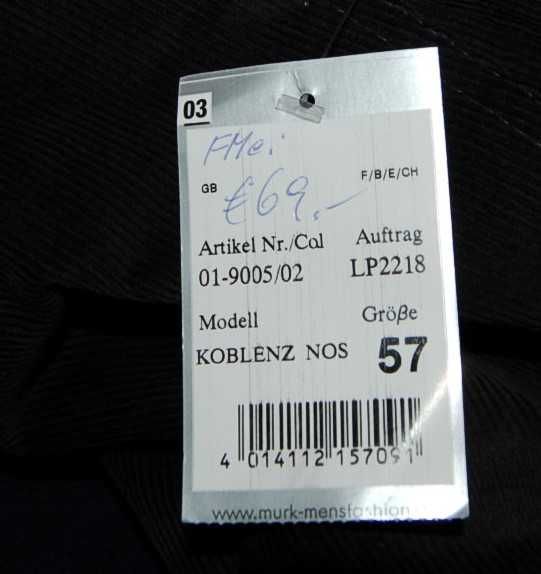 FLEXIBLE KOBLENZ NOS 57 PAS 120 spodnie męskie sztruks z metką ,z elas