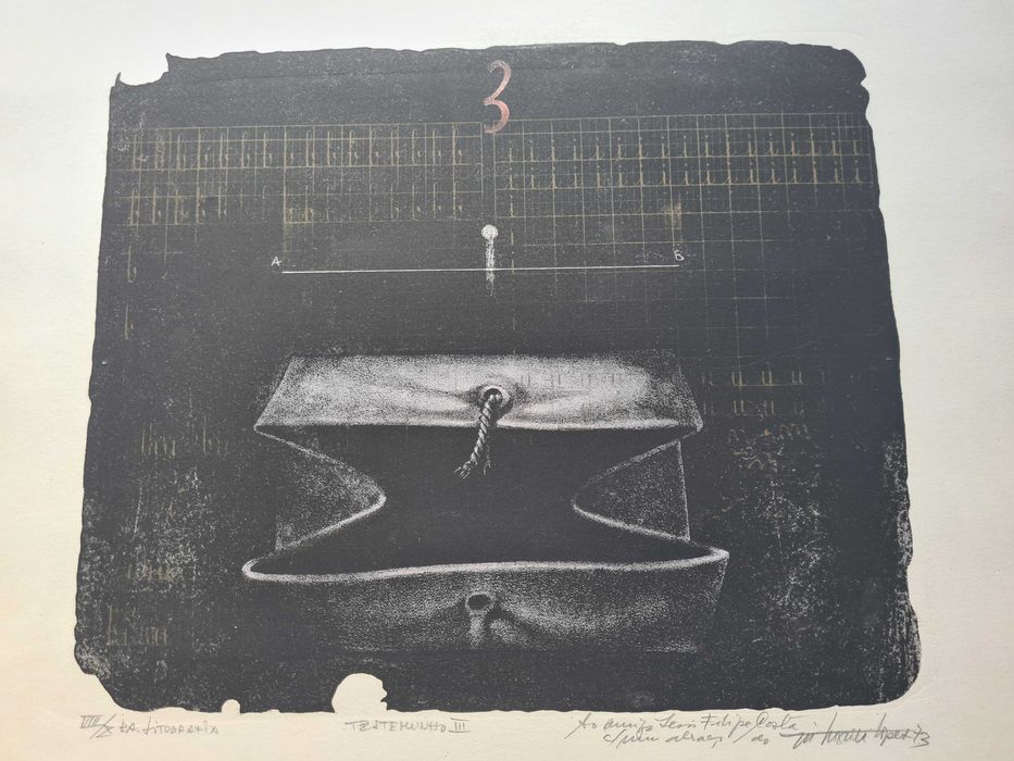 Litografia de Gil Teixeira Lopes