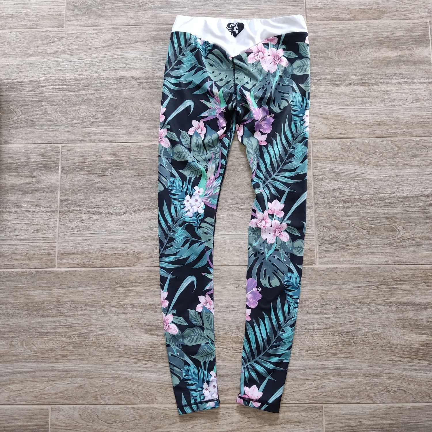 Women's Best legginsy XS S Womens monstera kwiaty kwiatki