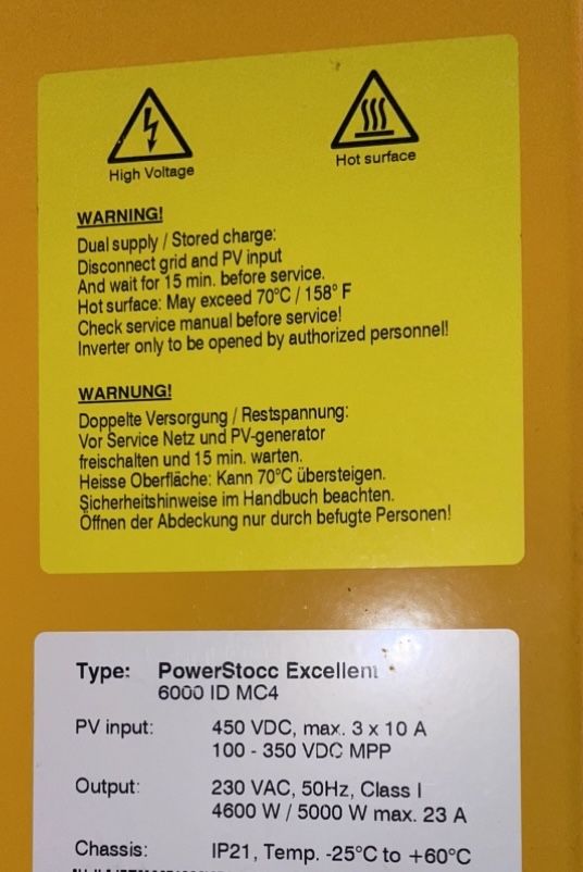 Falownik 5kW Danfoss ULX 5400/Powerstocc PS6000 + Danfoss CLX