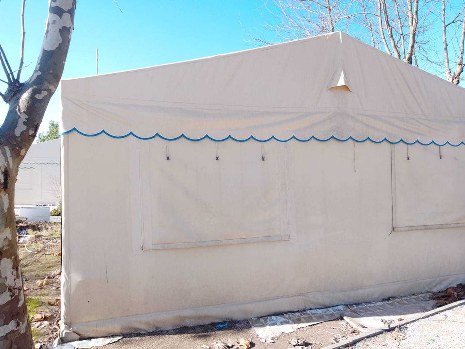 Estrutura e lona 30 m2