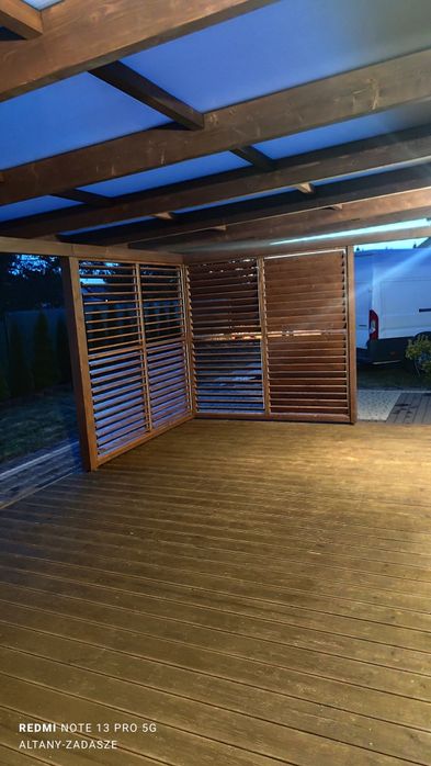 Zadaszenie tarasu, żaluzje przesuwne, pergola, taras, ogród zimowy