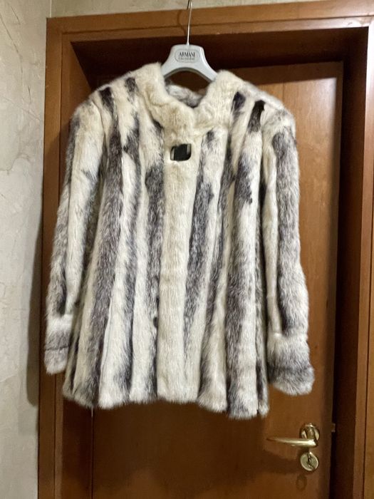 Raro vison branco e cinza-46