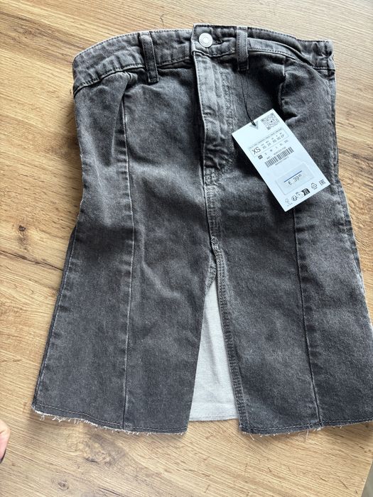 Джинсовий корсет zara xs