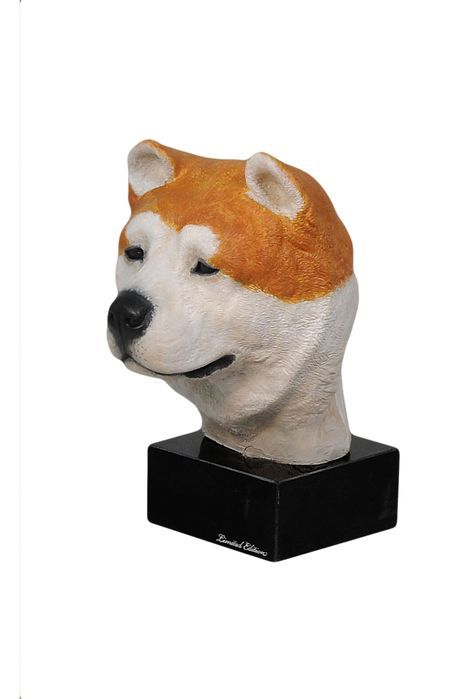 Akita ręcznie pomalowana statuetka Art-Dog