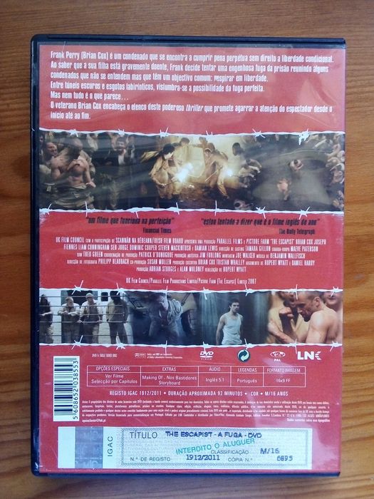 The Escapist "A Fuga" - Brian Cox