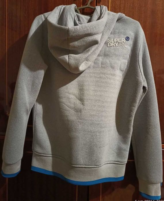 Толстовка Superdry Scuba розмір L сіра