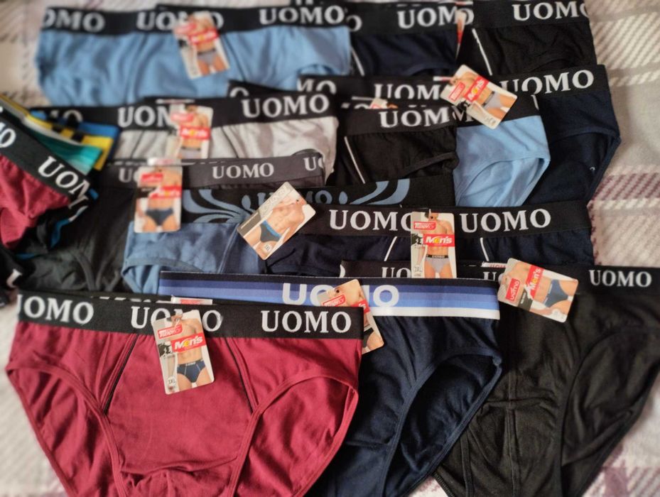 Majtki Męskie UOMO Slipy 95% bawełna  Rozmiar: M   L    XL   XXXL