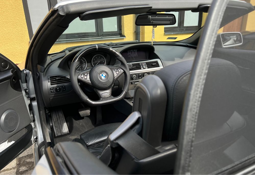 Kierownica BMW E60 E61 E63 M Pakiet carbon płaska