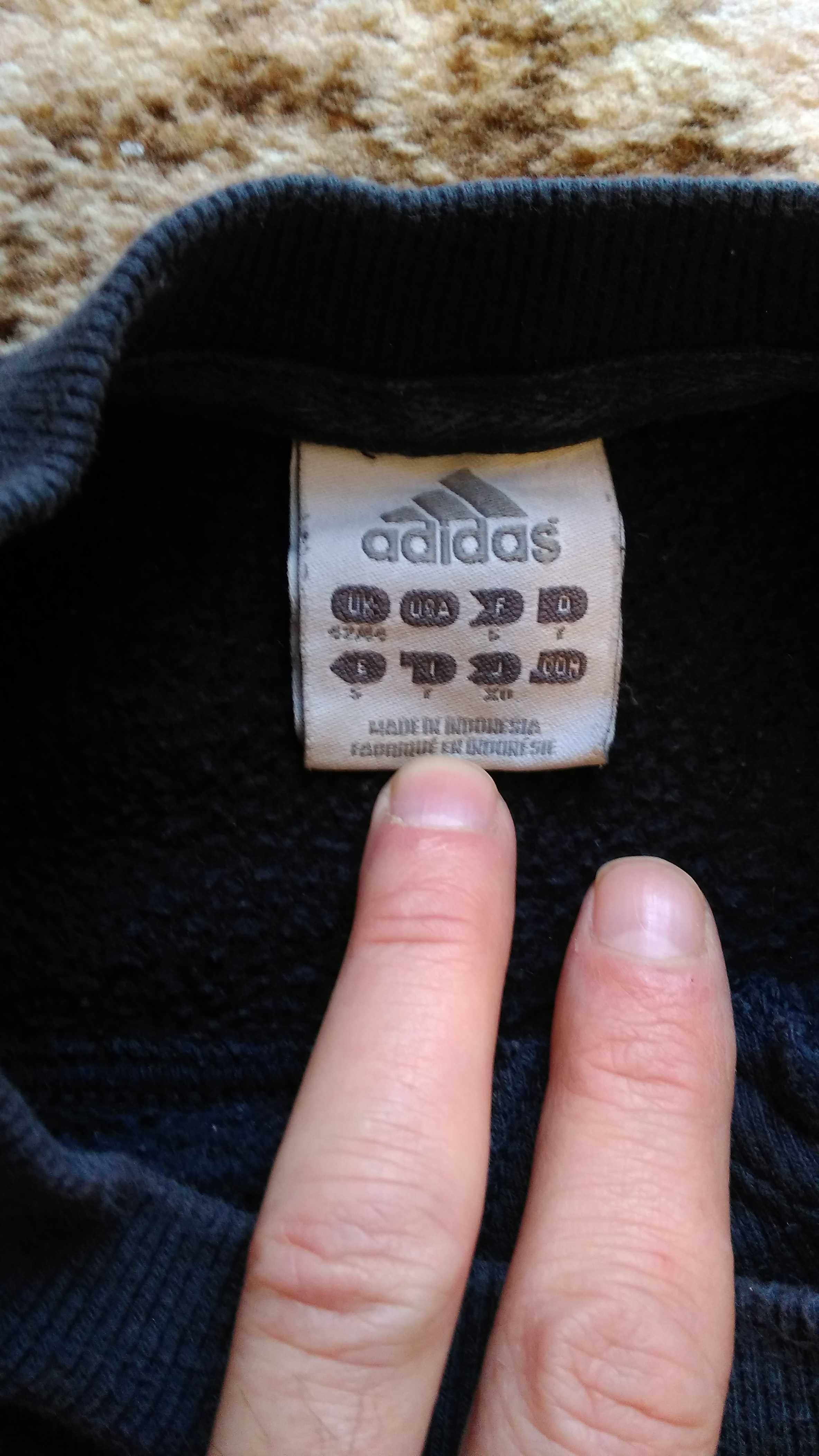 vintage bluza adidas crewneck granatowa(unisex)