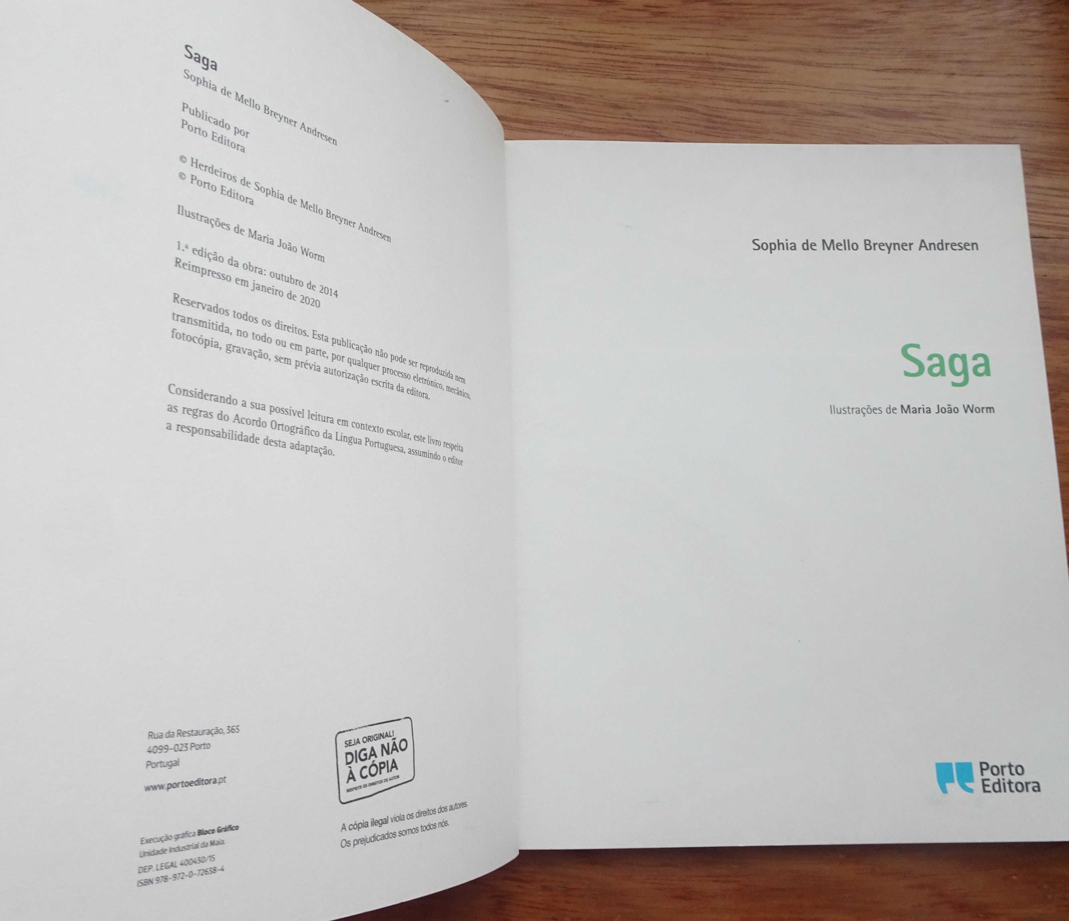 Saga de Sophia de Mello Breyner Andresen