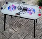 Mesa de air hockey discos ventilada perfeitamente funcional