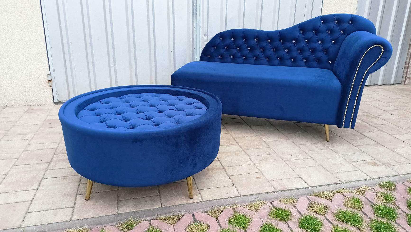 Szezlongi ławeczki chesterfield