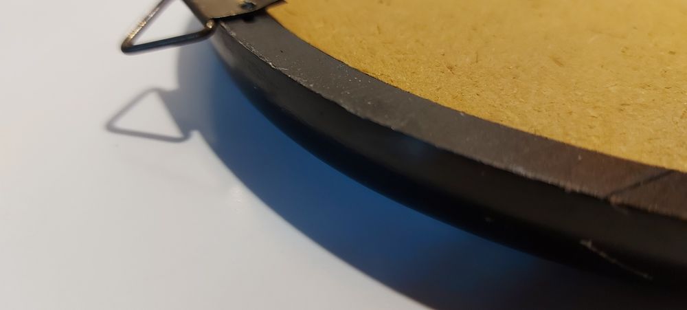 Stary obrazek Ręcznie malowany w drewniane ramce