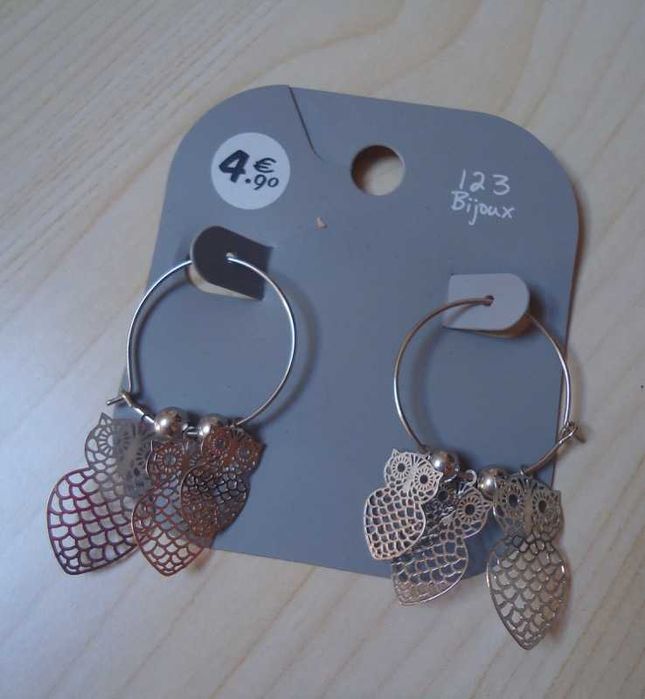 Novo: Brincos "Mochos"