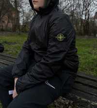 Стон Айленд гортекс куртка чорна // Stone Island GoreTex