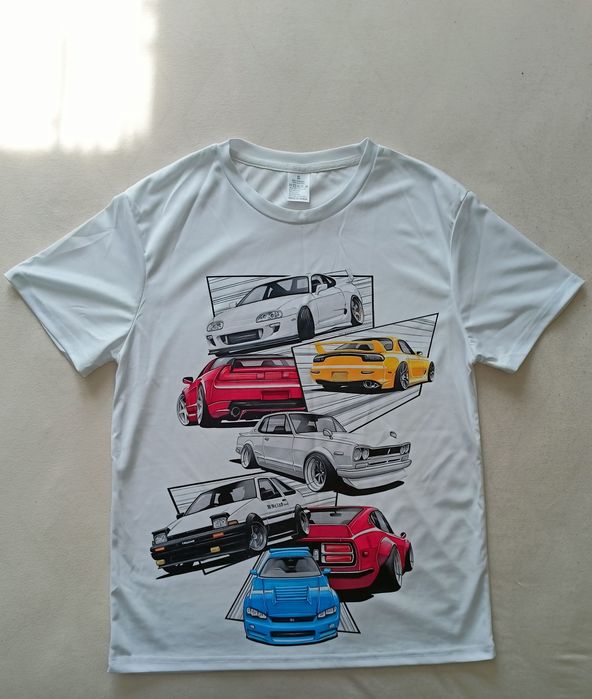T-shirt Koszulka męska samochody JDM Nissan Skyline r. S/M