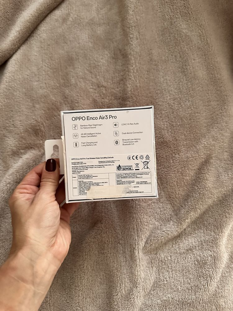 Наушники Oppo AIR3 pro  бездротові