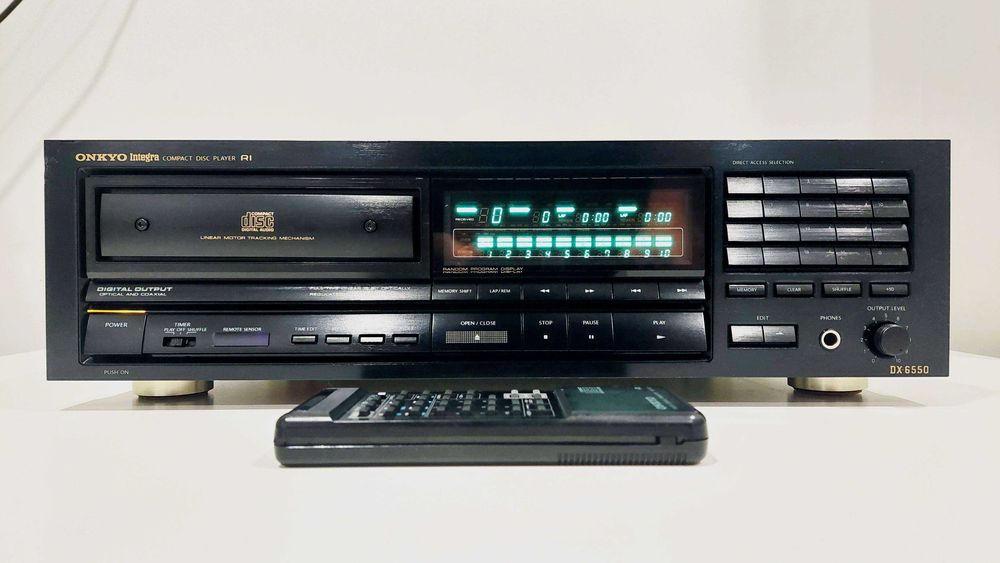 Leitor CD "High-End" ONKYO Integra DX-6550 (ACCU-PULSE DAC) + Comando