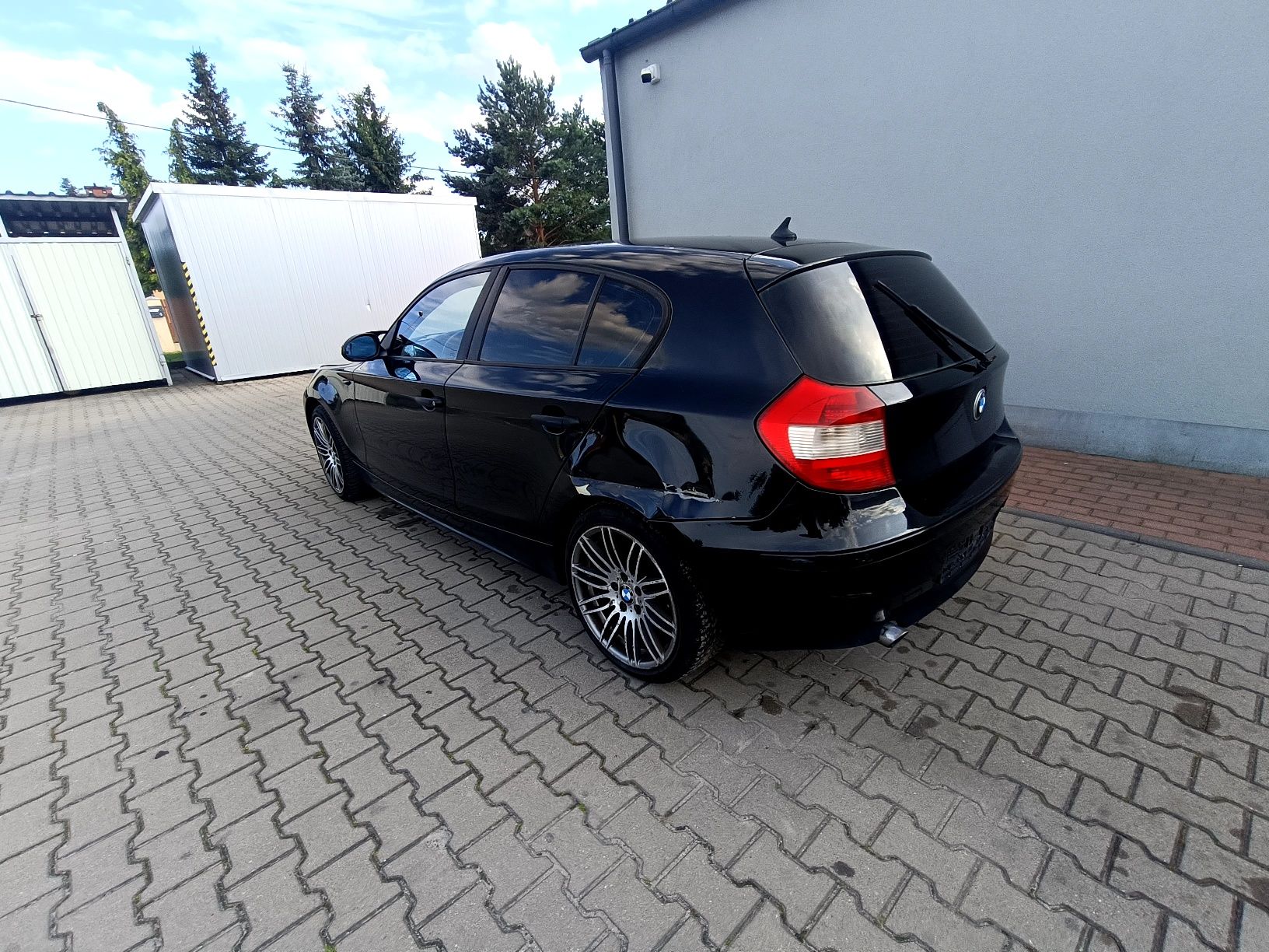 BMW 116 sprowadzony uszkodzony
