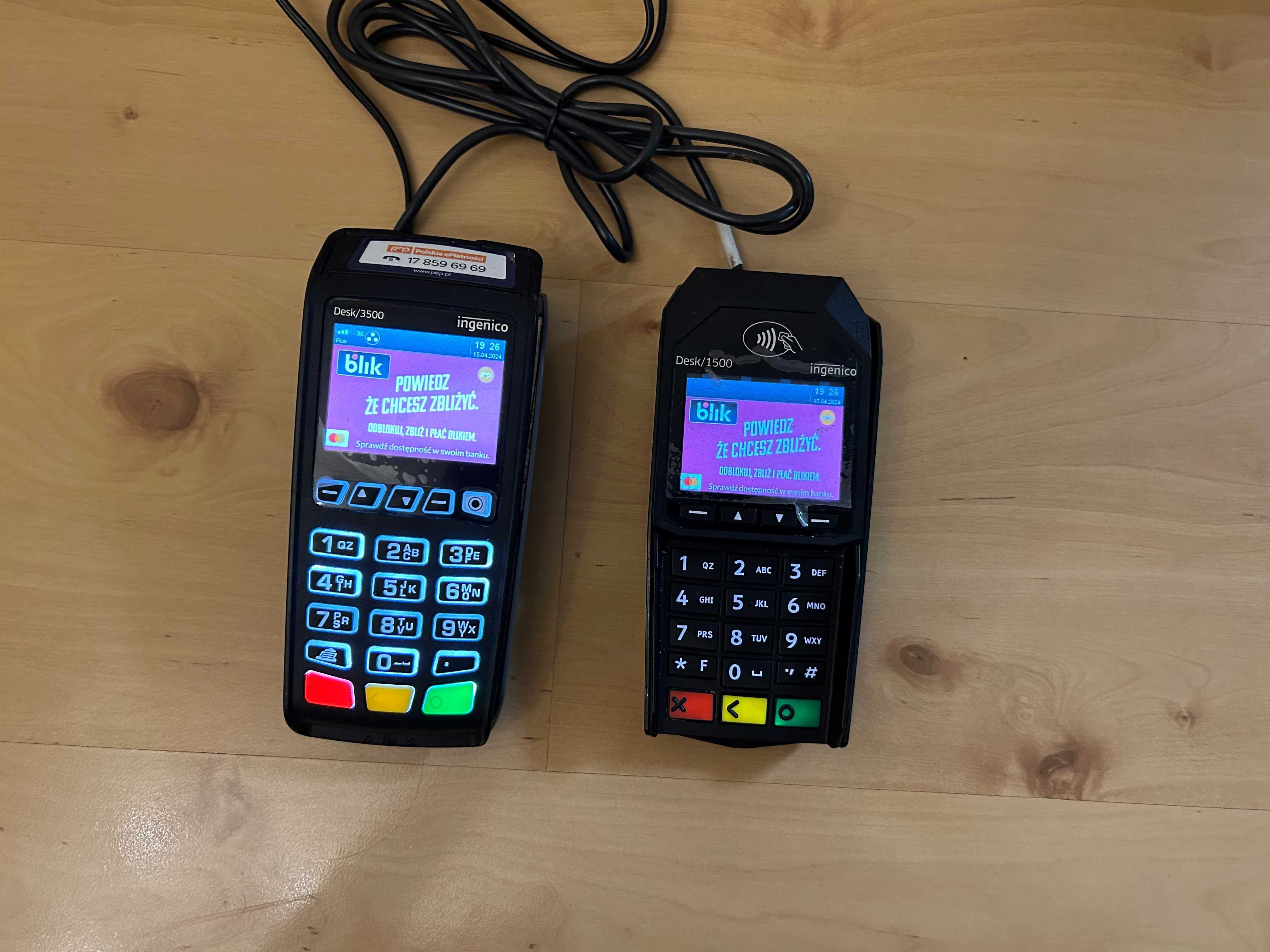 JAK NOWY Pinpad/ terminal płatniczy Ingenico desk 1500