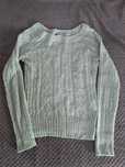 Sweterek z moherem H&M matcha roz.XS