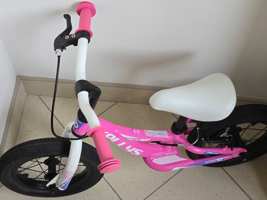 Lekki Rower biegowy różowy Kellys Kite Race 12