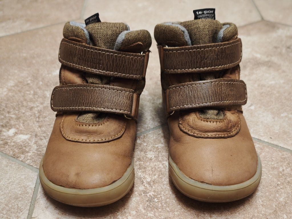 Buty jesienne / zimowe, te-por, wodoodporne, skóra, rozm 25, gwarancja