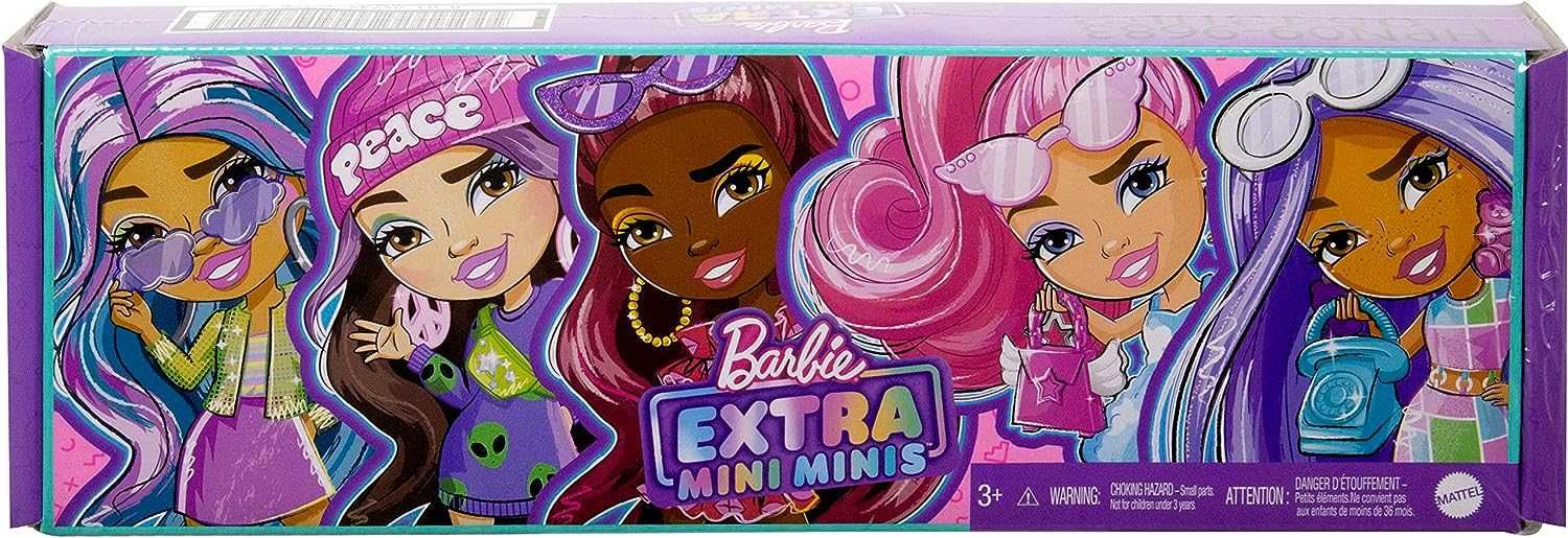Екстра міні набір з п´яти ляльок Barbie, Barbie Extra Mini Minis