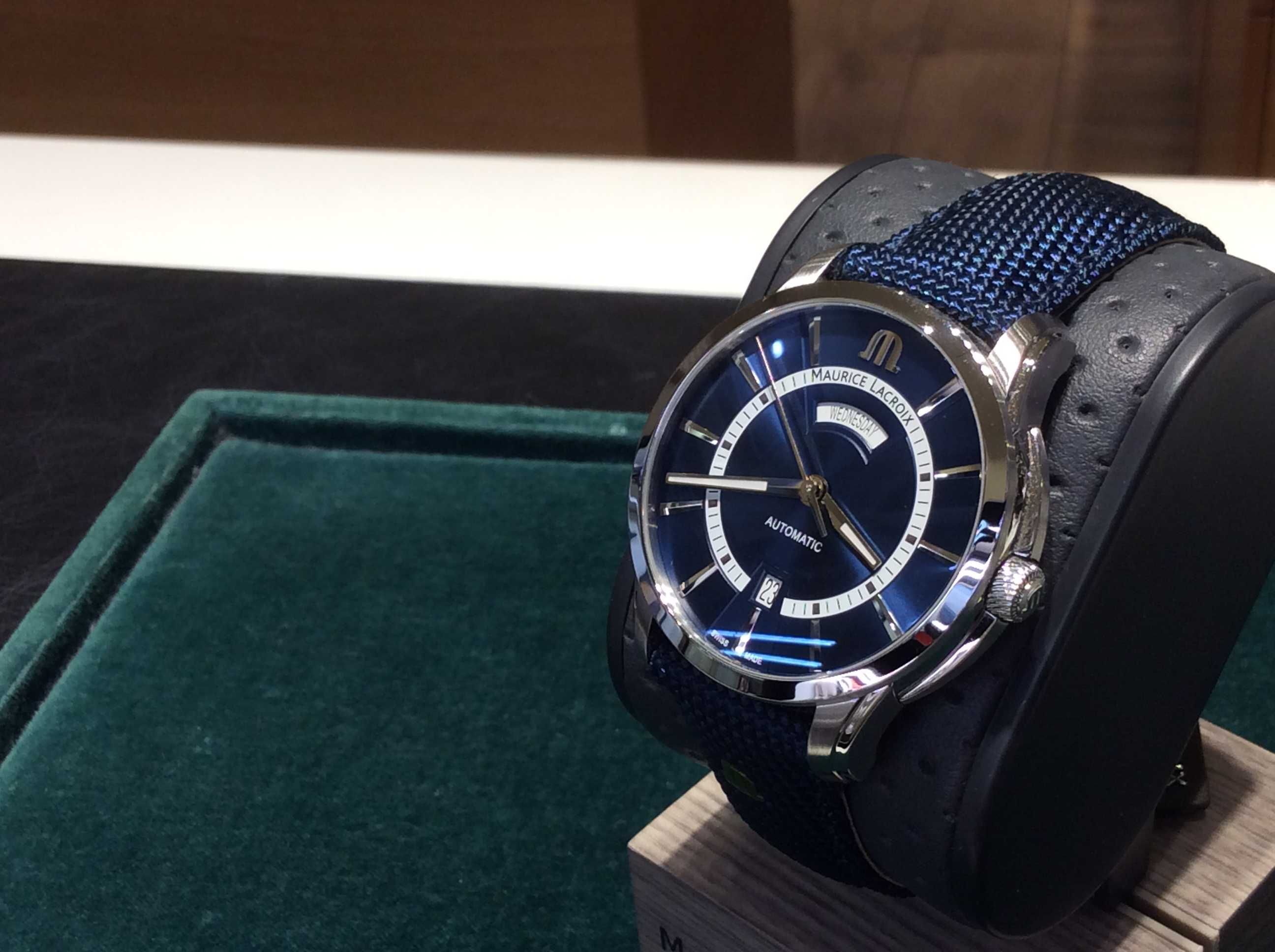 Nowy Maurice Lacroix PT6358-SS004-431 Pontos Automatic Day-Date
