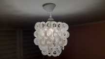 Lampa Sufitowa kryształki