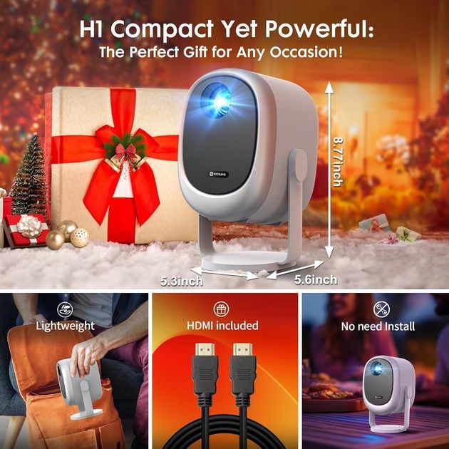 Проектор EXTRAVIS H1 HD Wi-Fi Bluetooth