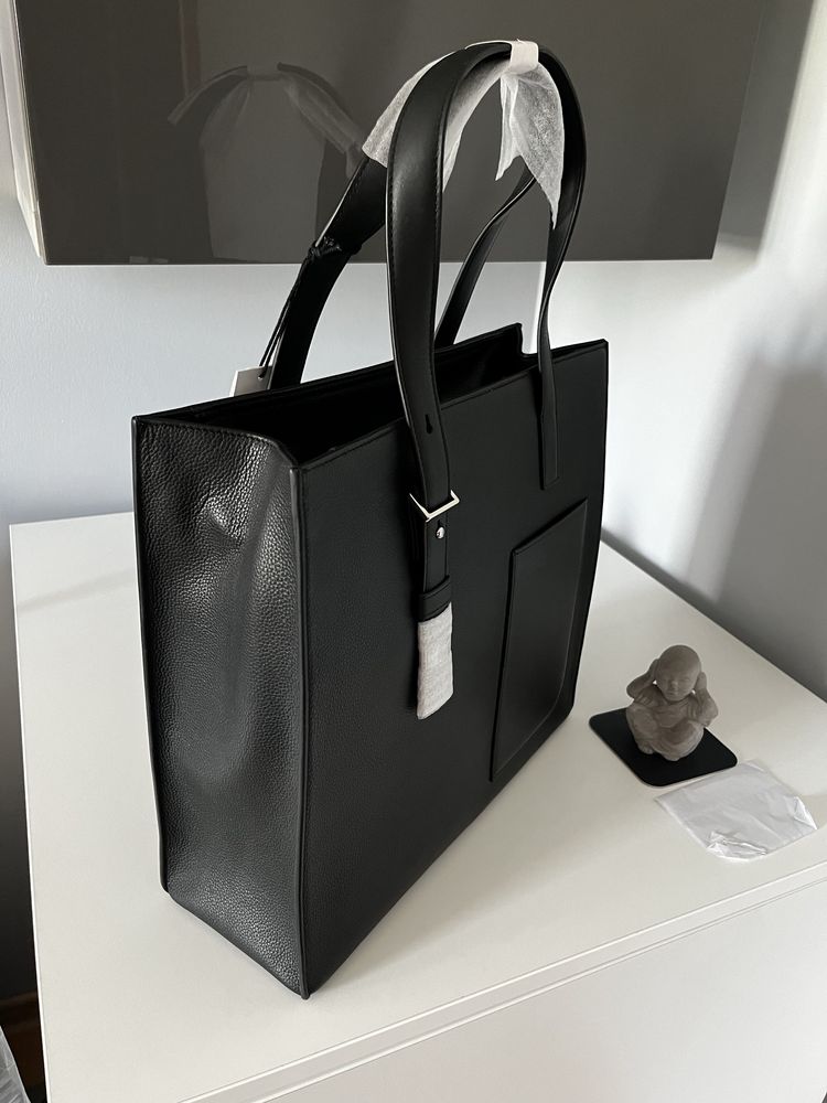 Karl Lagerfeld tote bag , torba meska 100% skóra naturalna