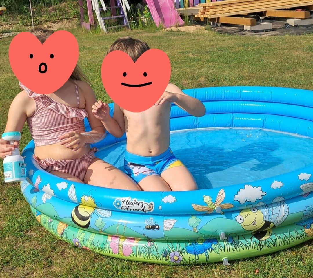Basen dziecięcy dmuchany okrągły 300L Mocny