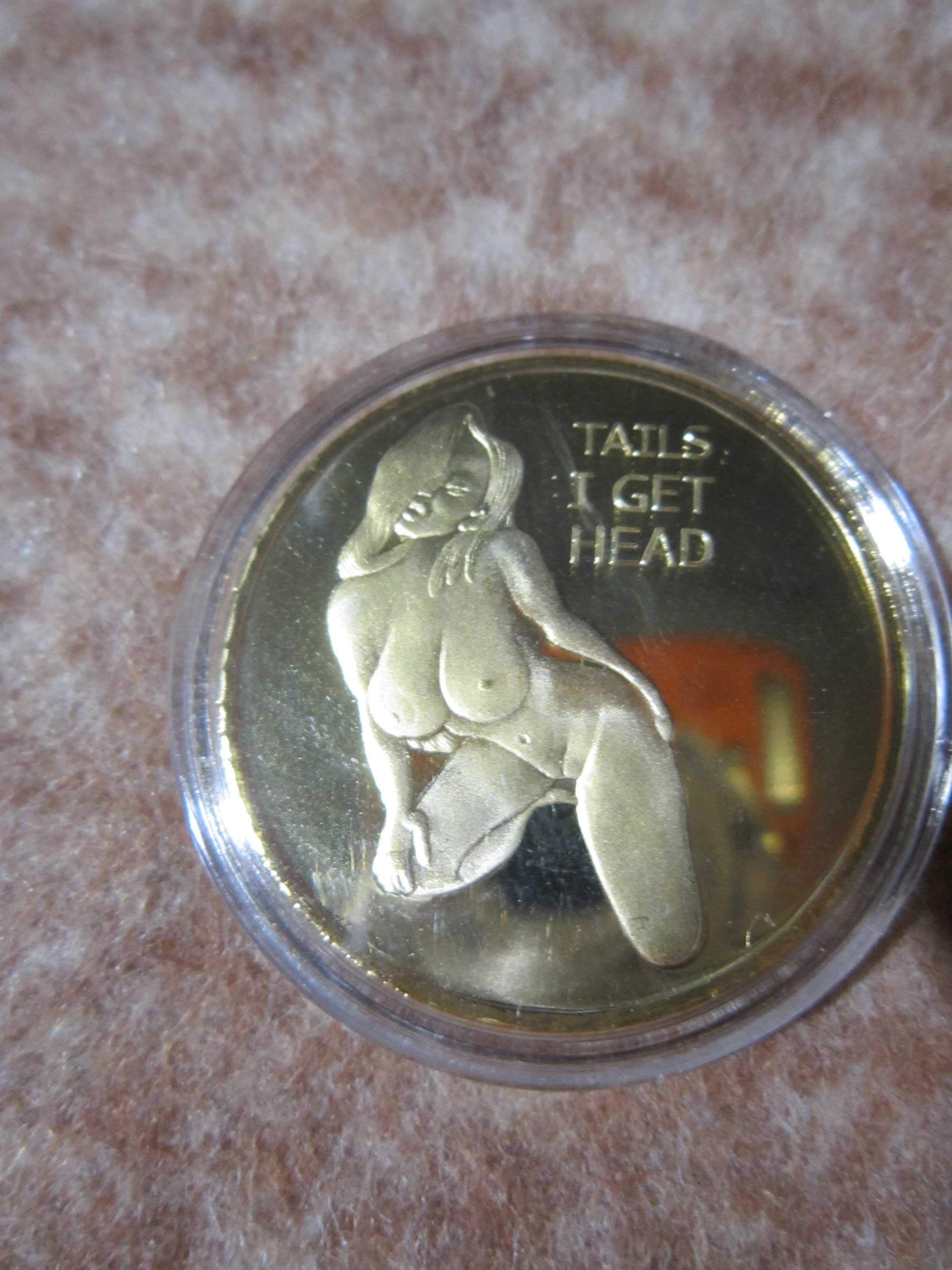 Коллекционные памятные монеты Девушки (позолоч)