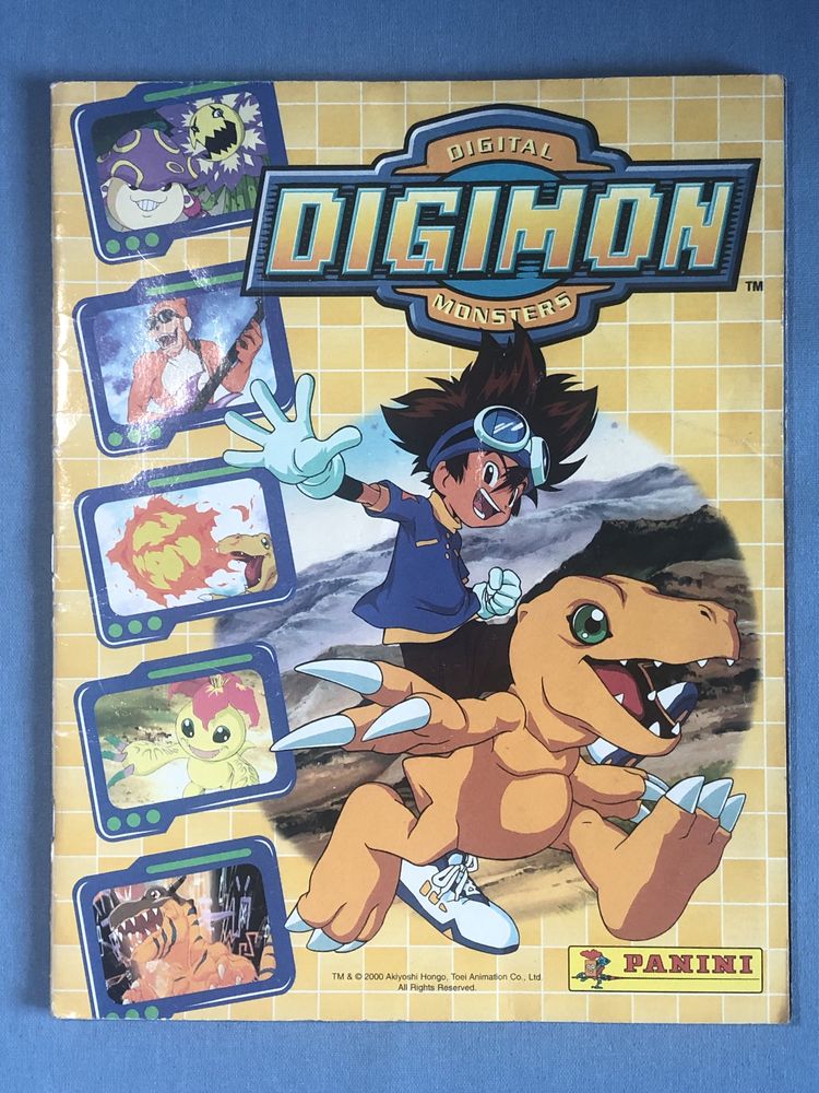 Caderneta Digimon Panini