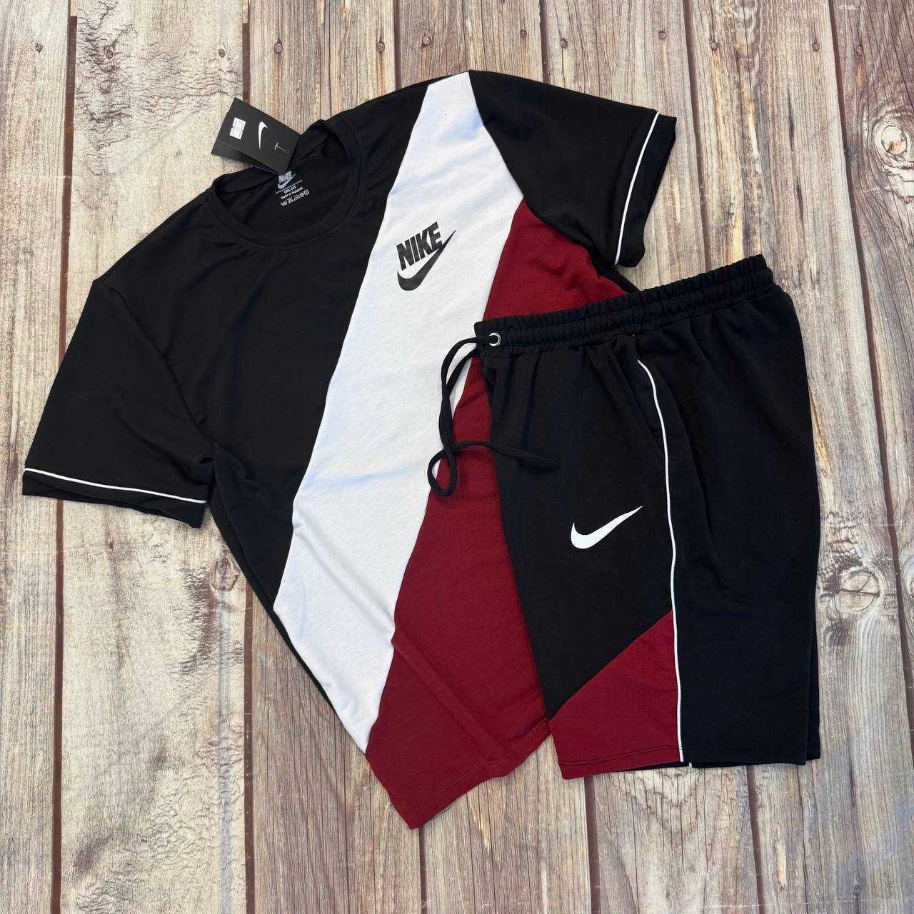 Літній костюм чоловічий Nike оверсайз шорти футболка Найк комплект