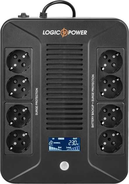 ДБЖ LogicPower LP-UL1000VA-8PS (LP16162)