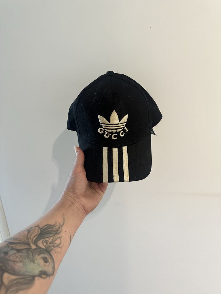 Adidas czapka z daszkiem gg czarna logo