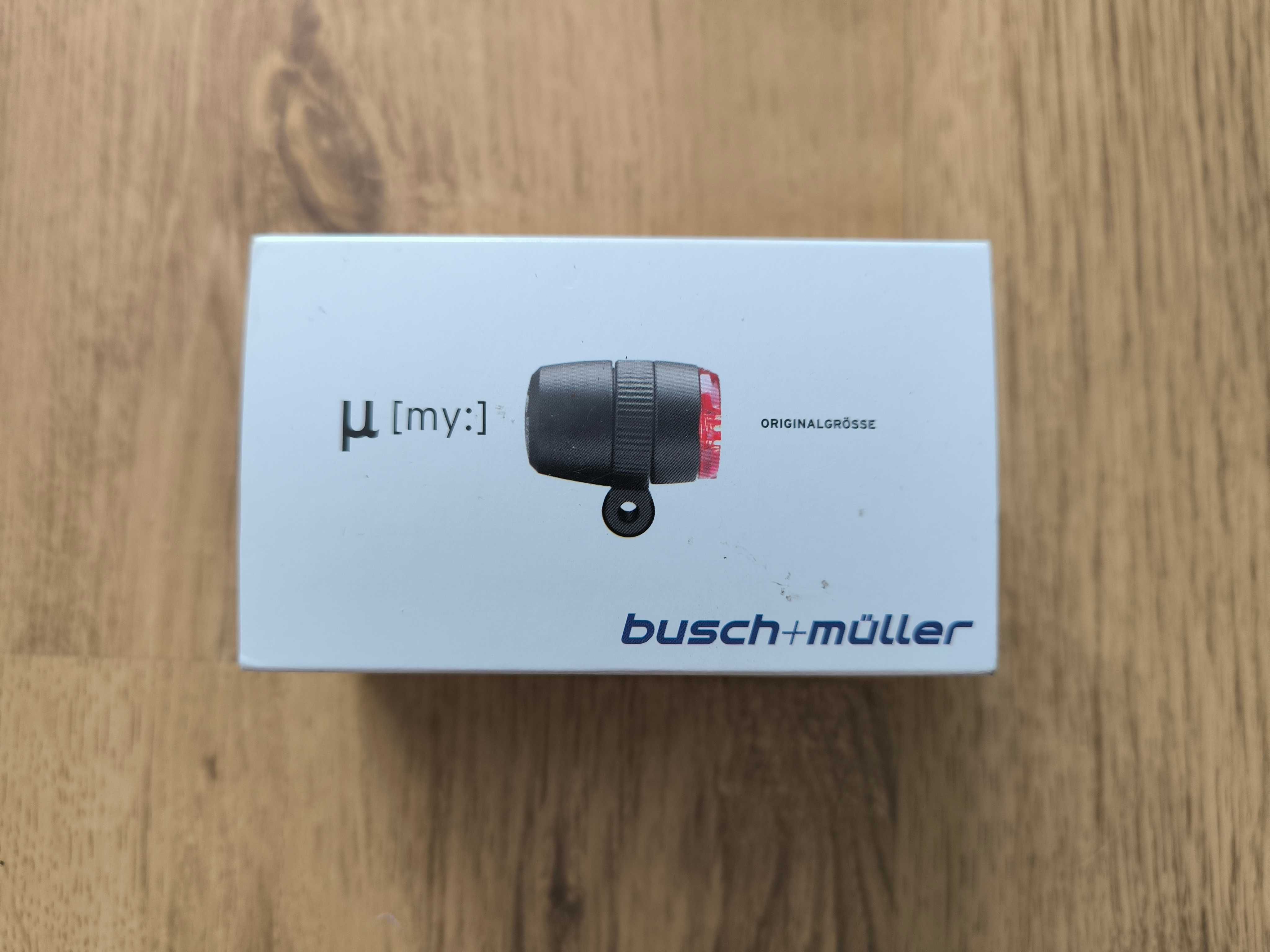 Przednia lampa Busch&Muller IQ-X 100 lx i tylna µ [my:] na DYNAMO!