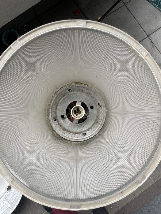 Lampa parkowa Mesko OZPR 250 oprawa ogrodowa zewnetrzna Polam PRL