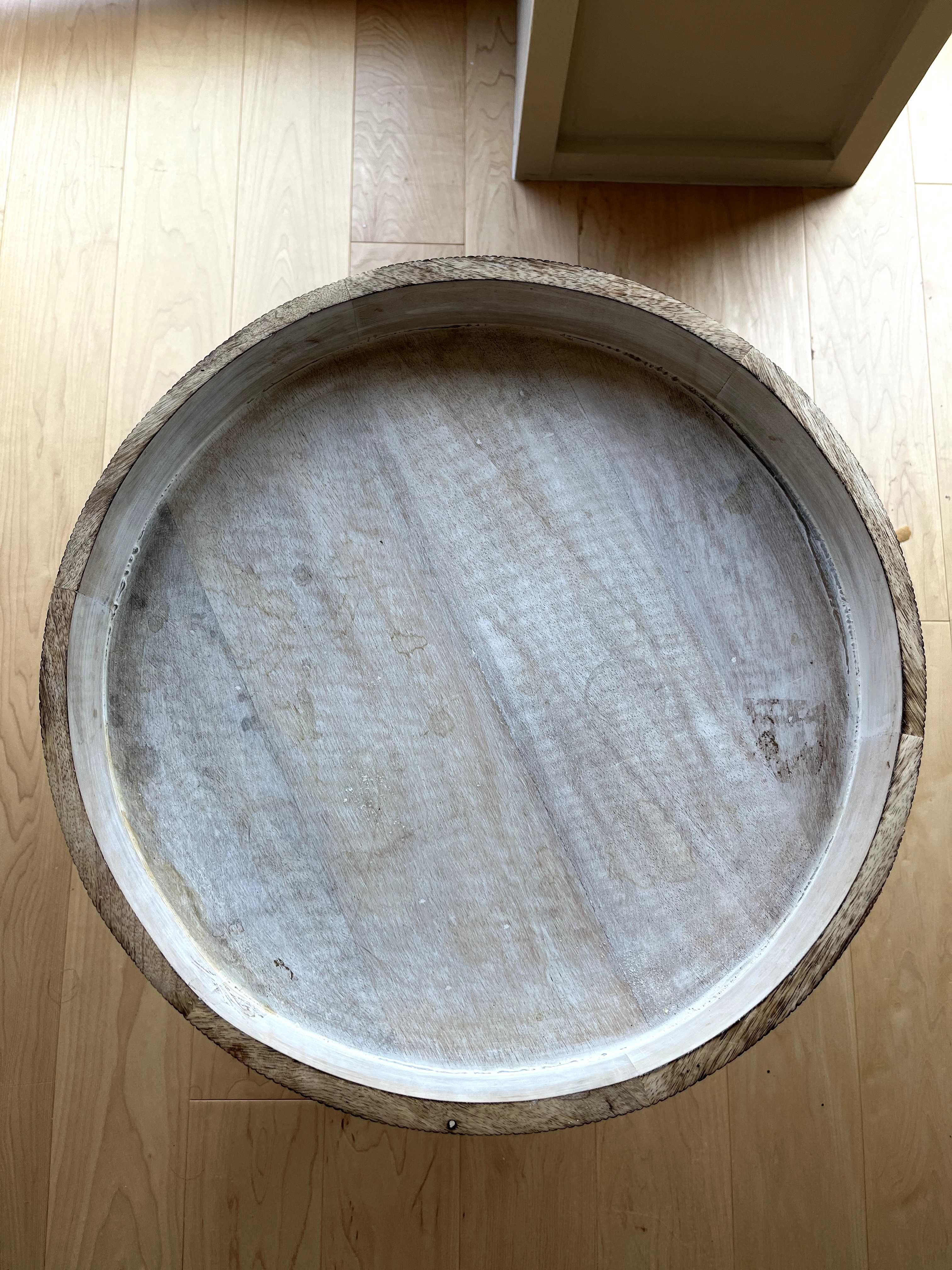Mesa de café - Bandeja De Madeira Com Pernas Removíveis
