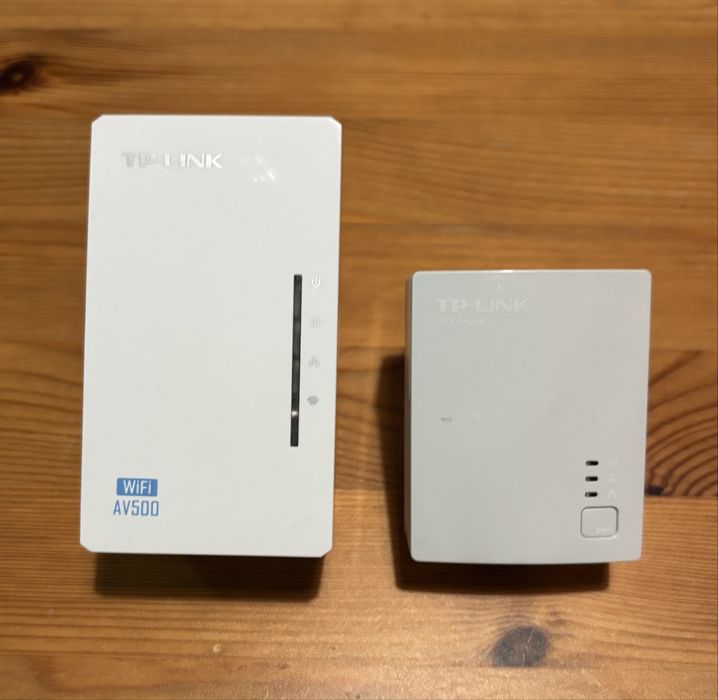 Kit Powerline TP‑Link AV500 com Wi‑Fi (2 adaptadores)