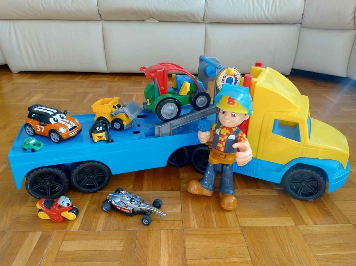 Zestaw zabawek Wader Bob budowniczy ciężarówka samochód Zigzak